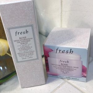 Fresh Rose Oil-infused Serum and Face cream (new)
